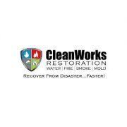 CleanWorks Restoration logo, featuring a shield and text: "Recover From Disaster...Faster!".