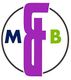 Logo with a purple "G", blue "M", and green "B" inside a black circle.