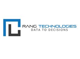Logo of Rang Technologies with the tagline "Data to Decisions" in blue and black text.