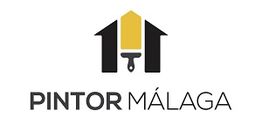 Logo con brocha amarilla y texto "Pintor Málaga".