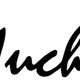 Zwarte, cursieve tekst op witte achtergrond: "Mucha".