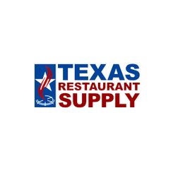 Texas Restaurant Supply logo with a star and flame design.