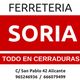 Ferretería Soria, especializada en cerraduras. Ubicada en San Pablo 42, Alicante.