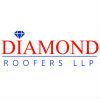 Logo of "Diamond Roofers LLP" with a small blue diamond icon above the text.