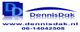 "Dennis Dak logo met website www.dennisdak.nl en telefoonnummer 06-14042508."