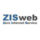 Logo mit Schriftzug "ZISweb" und "Zorn Internet Service", in Blau und Grau gestaltet.
