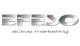Logo di "EFESO active marketing" su sfondo bianco.