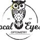 Owl with glasses in a bow tie, text reads "Local Eyes Optometry, Established 2019."