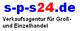 s-p-s24.de Logo mit Text: Verkaufsagentur für Groß- und Einzelhandel.