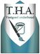 Logo van T.H.A. Vastgoedonderhoud met een penseel en verfblik erboven.