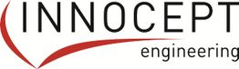 Schwarz-rotes INNOCEPT engineering Logo.