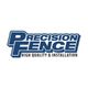 Logo of "Precision Fence" with the tagline "High Quality & Installation."