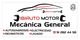 Letrero de taller mecánico: IBI AUTO MOTOR. Servicios: autodiagnosis, electricidad, neumáticos, lavado.