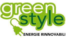 Logo verde con la scritta "green style" in sovrapposizione.