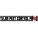 Logo of Tulsa Pest Control Pros with a target symbol on the right.