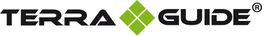 Logo mit Text "Terra Guide" und einem grünen Rauten-Symbol in der Mitte.