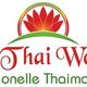 Logo von Phan Thai Wellness mit Lotusblume und Schriftzug "Traditionelle Thaimassage".