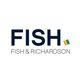 Logo of Fish & Richardson with a small rainbow square.
