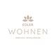 Logo mit stilisiertem Blatt, Text: "EDLER WOHNEN. Einfach. Wohlfühlen."