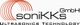 Logo der Firma SoniKKs GmbH, spezialisiert auf Ultraschall-Technologie, mit roten Kreisbögen.