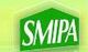 Scritta "SMIPA" su sfondo verde brillante, con motivi geometrici e una leggera sfumatura gialla.