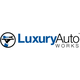 Text logo: "Luxury Auto Works" with a circle wrench graphic on the left.