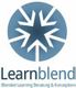 Blaues Logo mit Stern und Text "Learnblend - Blended Learning Beratung & Konzeption".