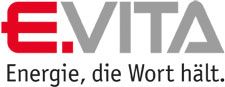 Logo von E.VITA mit Slogan: "Energie, die Wort hält."