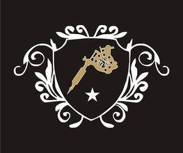 Walk the line - Tattoo & Piercing Logo