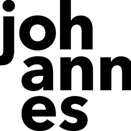 Textbild: "johannes" in großer schwarzer Schrift auf weißem Hintergrund.