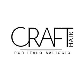 Logotipo "Craft Hair por Italo Saliccio" em fundo branco.