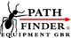 Ameisen-Logo mit "Path Finder Equipment GbR" und rotem Pfeil nach rechts.