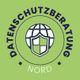 Logo: "Datenschutzberatung Nord" mit Weltkugel und Schutzschild auf grünem Hintergrund.