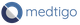 Circular blue and gray logo next to the word "medtigo" in blue text.