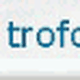 Ein blau-graues Logo mit dem Text "trofon.de".