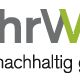 Text: "MehrWert. Finanzen nachhaltig gestalten" in schwarzer und grüner Schrift.