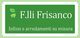 Logo verde di "F.lli Frisanco" con testo "Infissi e arredamenti su misura".