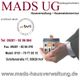 MADS UG Kontaktinformationen für Hausverwaltung und Hausmeisterservice mit einer Hand und Haus.