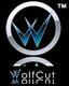 Logo mit blauem "W" in Kreis, darunter Schriftzug "WolfCut". Hintergrund schwarz.