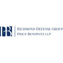 Logo of Richmond Defense Group, Price Benowitz LLP, with initials "PB" on the left.