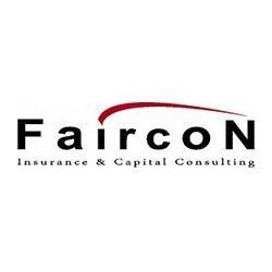 Logo mit Text "Faircon Insurance & Capital Consulting".