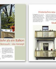 Unternehmensauftritt balkonraum Systembalkone
