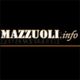 Scritta "MAZZUOLI.info" su sfondo nero con linea arancione.