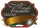 Etichetta "Botteghe Vesuviane", prodotto artigianale, con bandiera italiana e medaglia argento.