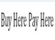 "Buy Here Pay Here" text in black font on a white background.