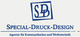 Logo von "Special-Druck-Design", Agentur für Kommunikation und Werbetechnik.