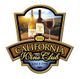 California Wine Club logo with two bottles and a glass, since 1990.