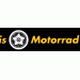 Logo von Holzis Motorrad Service mit gelbem Schriftzug auf schwarzem Hintergrund.