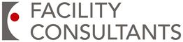 Logo mit Schriftzug "FACILITY CONSULTANTS" und rotem Punkt im grauen Design.