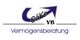 Logo mit Pfeil, Text "GäKo VB" und "Vermögensberatung" in stilisierter Schrift.